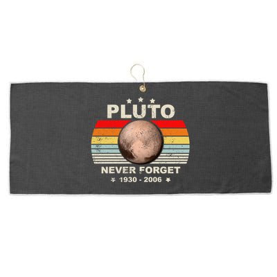 Never Forget Pluto Large Microfiber Waffle Golf Towel