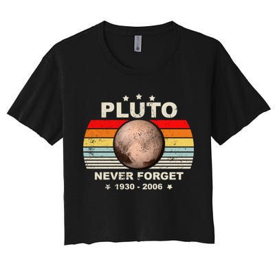 Never Forget Pluto Crop Top