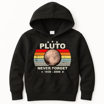 Never Forget Pluto Kids Hoodie