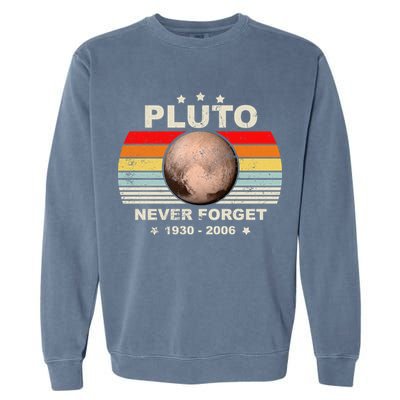 Never Forget Pluto Garment-Dyed Sweatshirt