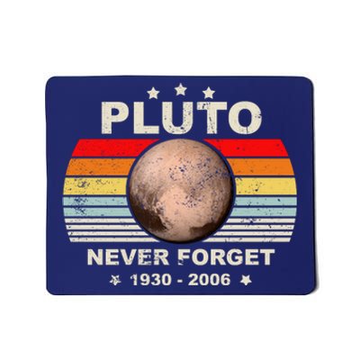 Never Forget Pluto Mousepad