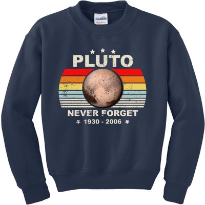 Never Forget Pluto Kids Sweatshirt