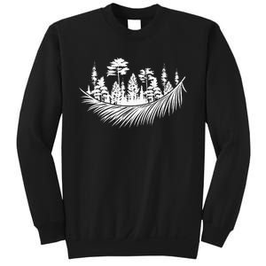 Nature Forest Plants Trees Camping Hiking Mountains Wildlife Sweatshirt