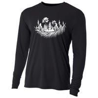 Nature Forest Plants Trees Camping Hiking Mountains Wildlife Cooling Performance Long Sleeve Crew