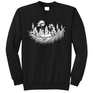 Nature Forest Plants Trees Camping Hiking Mountains Wildlife Tall Sweatshirt