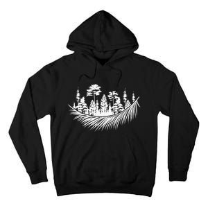 Nature Forest Plants Trees Camping Hiking Mountains Wildlife Tall Hoodie