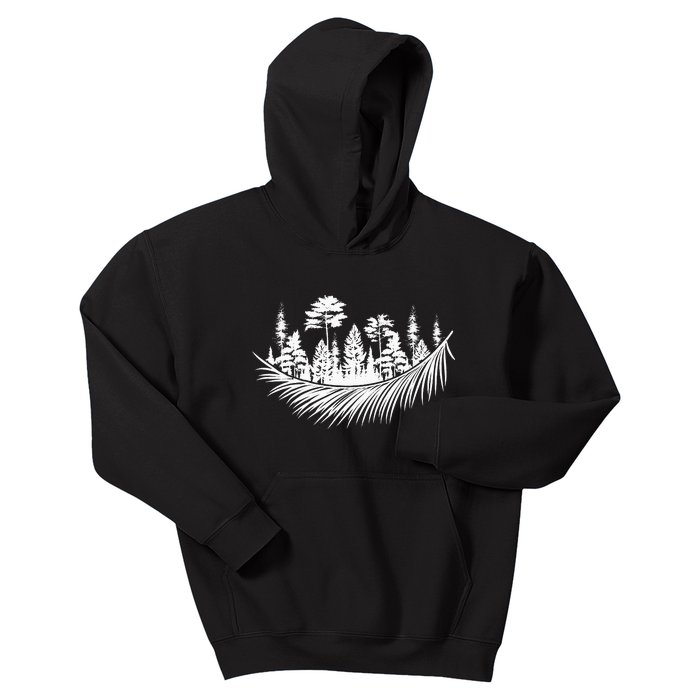 Nature Forest Plants Trees Camping Hiking Mountains Wildlife Kids Hoodie