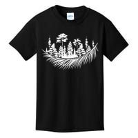 Nature Forest Plants Trees Camping Hiking Mountains Wildlife Kids T-Shirt