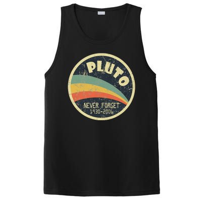 Never Forget Planet Pluto Retro Vintage PosiCharge Competitor Tank