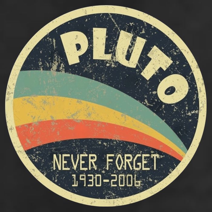 Never Forget Planet Pluto Retro Vintage Hat
