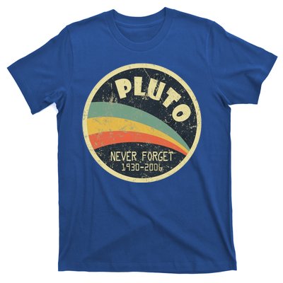 Never Forget Planet Pluto Retro Vintage T-Shirt