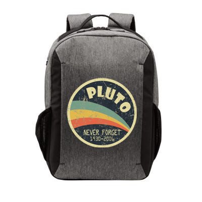 Never Forget Planet Pluto Retro Vintage Vector Backpack