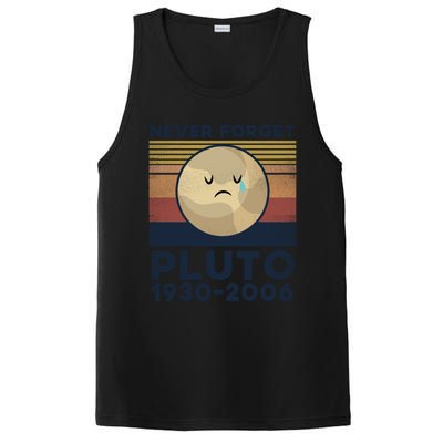 Never Forget Pluto Vintage Gift PosiCharge Competitor Tank