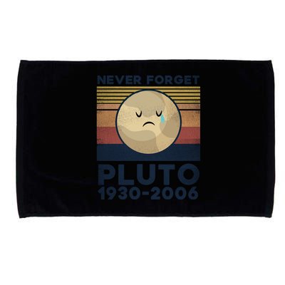 Never Forget Pluto Vintage Gift Microfiber Hand Towel