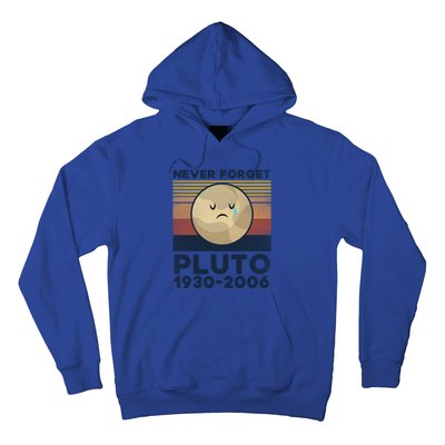 Never Forget Pluto Vintage Gift Hoodie