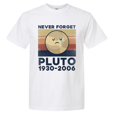 Never Forget Pluto Vintage Gift Garment-Dyed Heavyweight T-Shirt