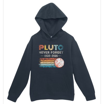 Never Forget Pluto Retro Style Funny Space Science Urban Pullover Hoodie