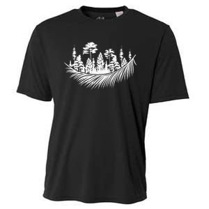 Nature Forest Plants Trees Camping Hiking Cooling Performance Crew T-Shirt