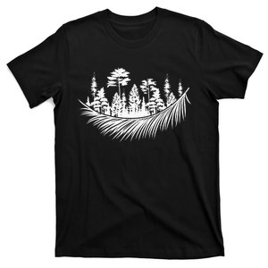 Nature Forest Plants Trees Camping Hiking T-Shirt