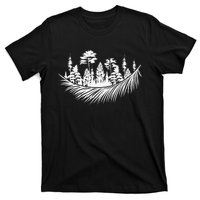 Nature Forest Plants Trees Camping Hiking T-Shirt