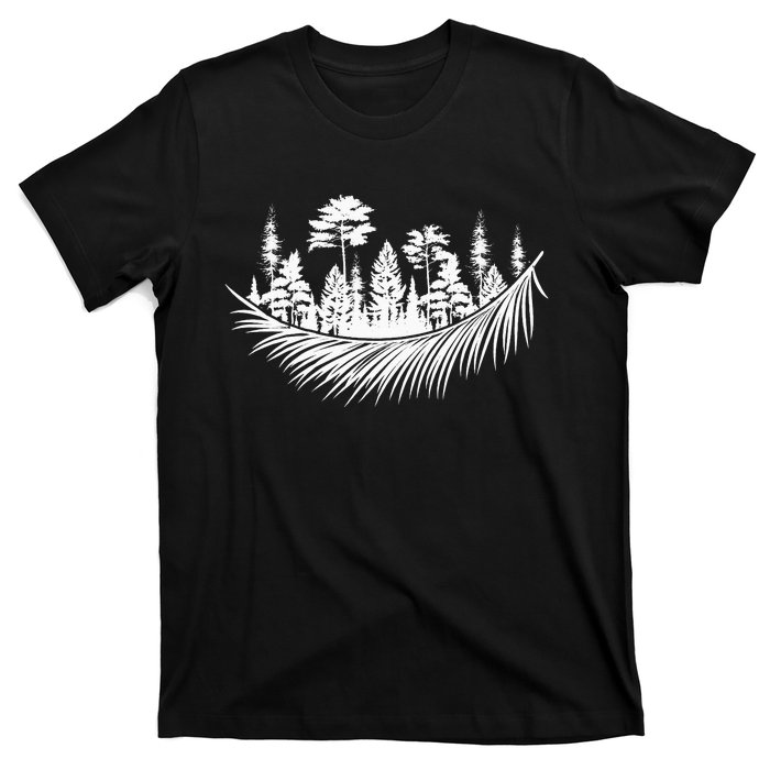 Nature Forest Plants Trees Camping Hiking T-Shirt