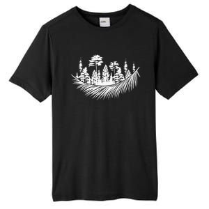 Nature Forest Plants Trees Camping Hiking Tall Fusion ChromaSoft Performance T-Shirt