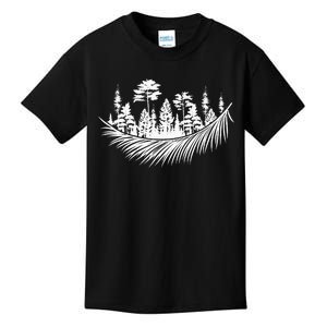 Nature Forest Plants Trees Camping Hiking Kids T-Shirt