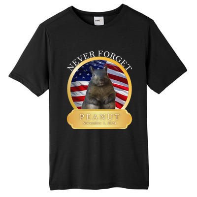 Never Forget Peanut The Squirrel Justice For PNut Remember Tall Fusion ChromaSoft Performance T-Shirt