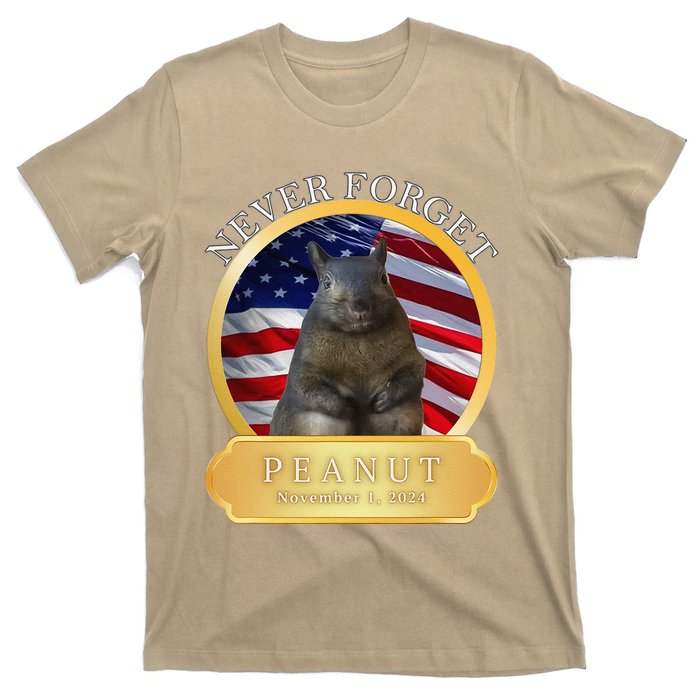 Never Forget Peanut The Squirrel Justice For PNut Remember T-Shirt