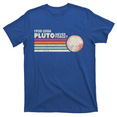 Never Forget Pluto Retro Science Gift T-Shirt