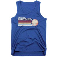 Never Forget Pluto Retro Science Gift Tank Top