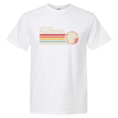 Never Forget Pluto Retro Science Gift Garment-Dyed Heavyweight T-Shirt