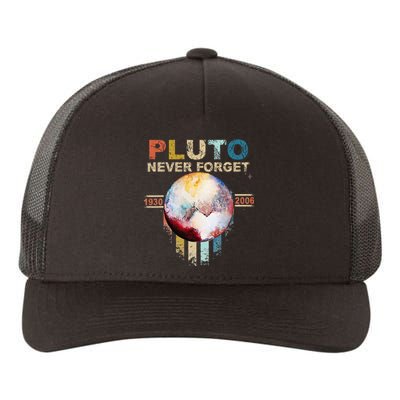 Never Forget Pluto Retro Style Yupoong Adult 5-Panel Trucker Hat