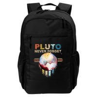 Never Forget Pluto Retro Style Daily Commute Backpack