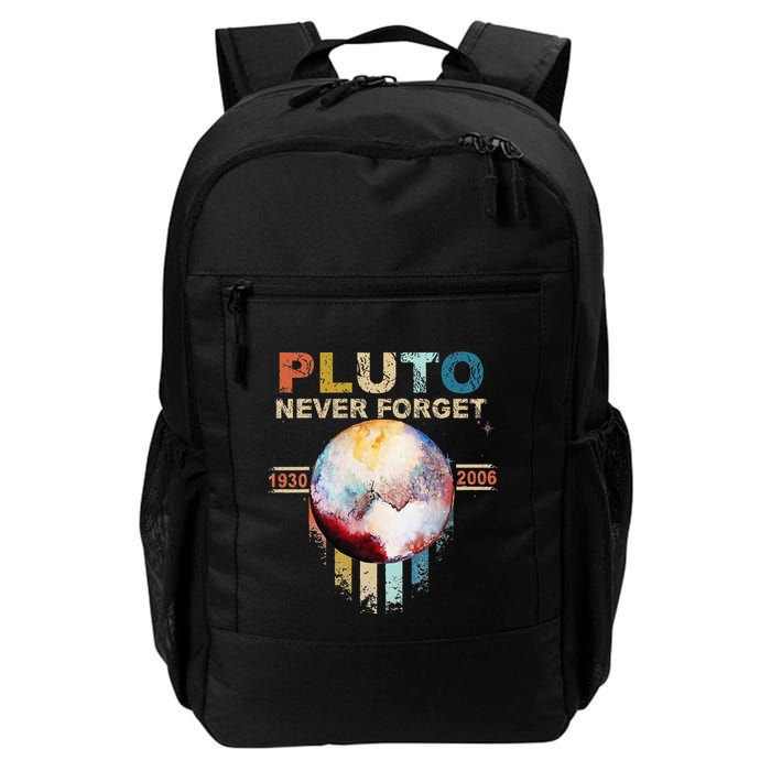 Never Forget Pluto Retro Style Daily Commute Backpack