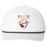 Never Forget Pluto Retro Style Snapback Five-Panel Rope Hat