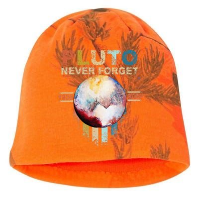 Never Forget Pluto Retro Style Kati - Camo Knit Beanie