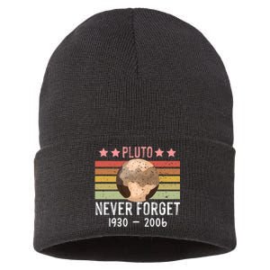 Never Forget Pluto Sustainable Knit Beanie