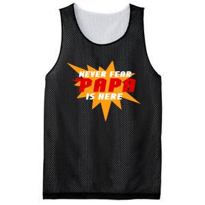 Never Fear Papa Is Here Mesh Reversible Basketball Jersey Tank