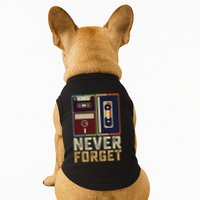 Never Forget Retro Vintage Cool 80s 90s Funny Geeky Nerdy Doggie Tank
