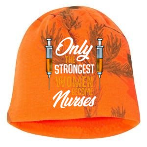 Nurse Funny Recover Nursing Care Profession Health Medical Gift Kati - Camo Knit Beanie