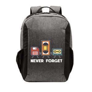 Never Forget Retro 90s Technology Music Throwback Vector Backpack