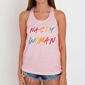 Nasty Feminist Rights Civil Rights Gift For Her Women's Knotted Racerback Tank