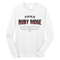 Never Forget Ruby Ridge When Tyranny Becomes Law Long Sleeve Shirt