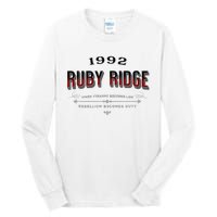 Never Forget Ruby Ridge When Tyranny Becomes Law Tall Long Sleeve T-Shirt