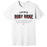 Never Forget Ruby Ridge When Tyranny Becomes Law Premium T-Shirt