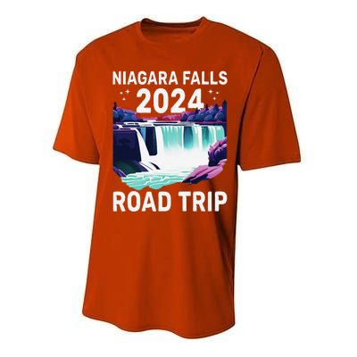 Niagara Falls Road Trip 2024 Summer Vacation Niagara Performance Sprint T-Shirt