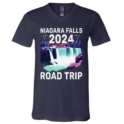 Niagara Falls Road Trip 2024 Summer Vacation Niagara V-Neck T-Shirt