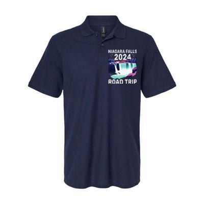 Niagara Falls Road Trip 2024 Summer Vacation Niagara Softstyle Adult Sport Polo