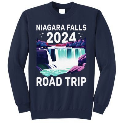 Niagara Falls Road Trip 2024 Summer Vacation Niagara Tall Sweatshirt